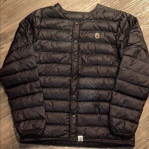 Bape Black Puffer Jacket